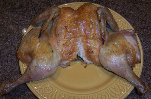 Butterflied Roast Chicken
