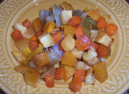 Honey Roasted Root Vegetables